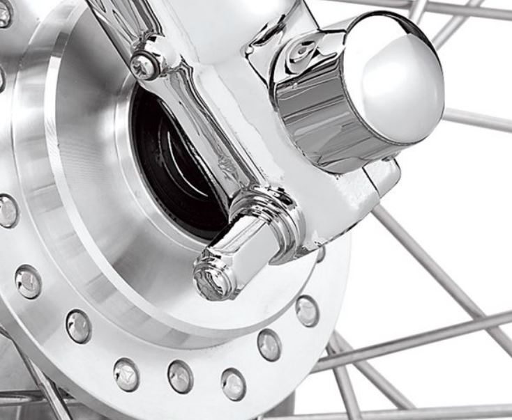 Fork Axle Retainer Nut Kit Chrome 4580203 Harley Oude Monnink Online