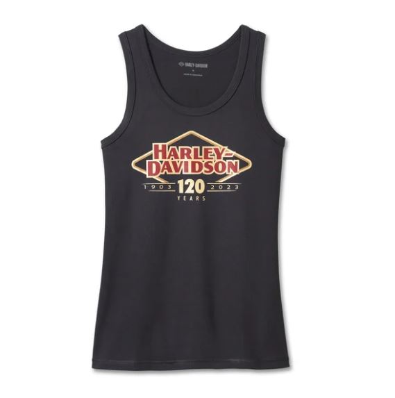 HARLEYDAVIDSON®120TH ANNIVERSARY WOMENS TANK TOP 9672323VW Harley