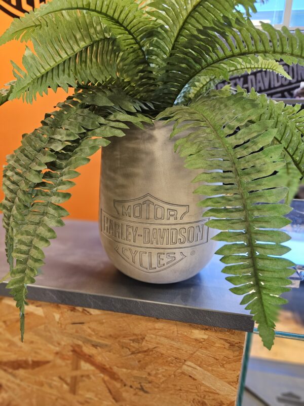 HARLEY-DAVIDSON®CONCRETE VASE DARK GREY HDX-99302 - Afbeelding 3