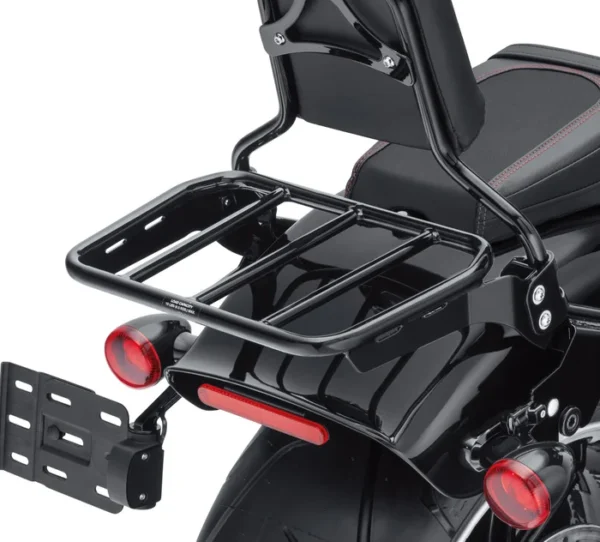 Sport Luggage Rack for HoldFast Sissy Bar Uprights - Gloss Black 50300127B