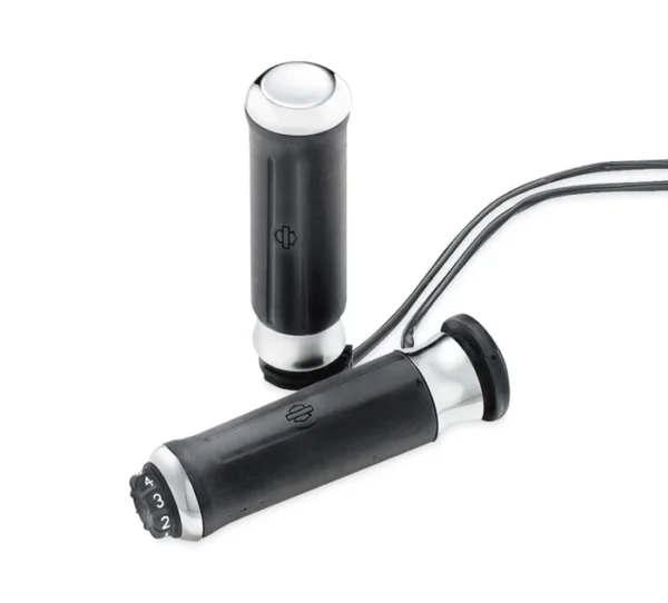 Gevormde chromen en rubberen verwarmde handgrepen 56100268 - Afbeelding 2