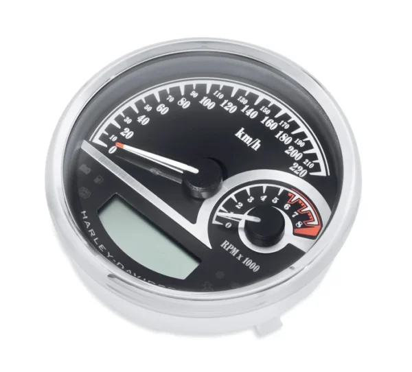 Black Dial Analog Speedometer/Tachometer 74777-11C