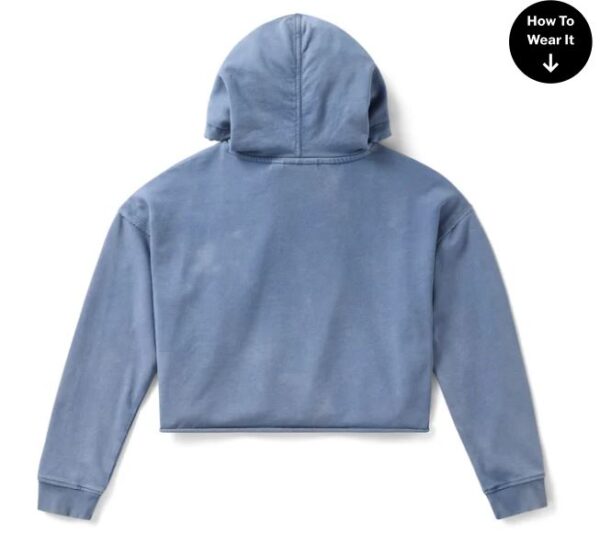 HARLEY-DAVIDSON®CROPPED HOODIE BLUE 96517-25VW - Afbeelding 2