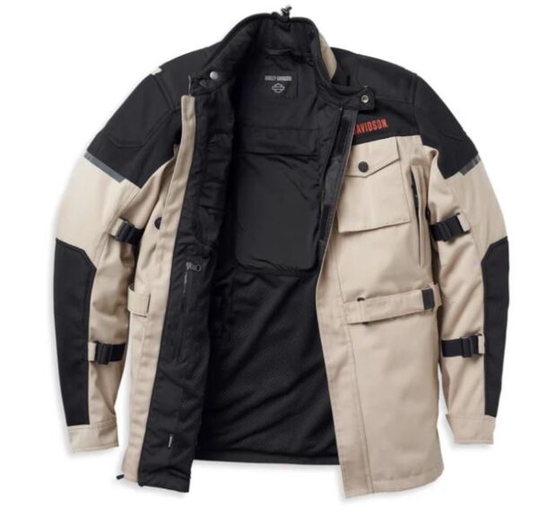 HARLEY-DAVIDSON®TRIPLE VENT ADVENTURE TEXTILE JACKET 98128-22EM - Afbeelding 5
