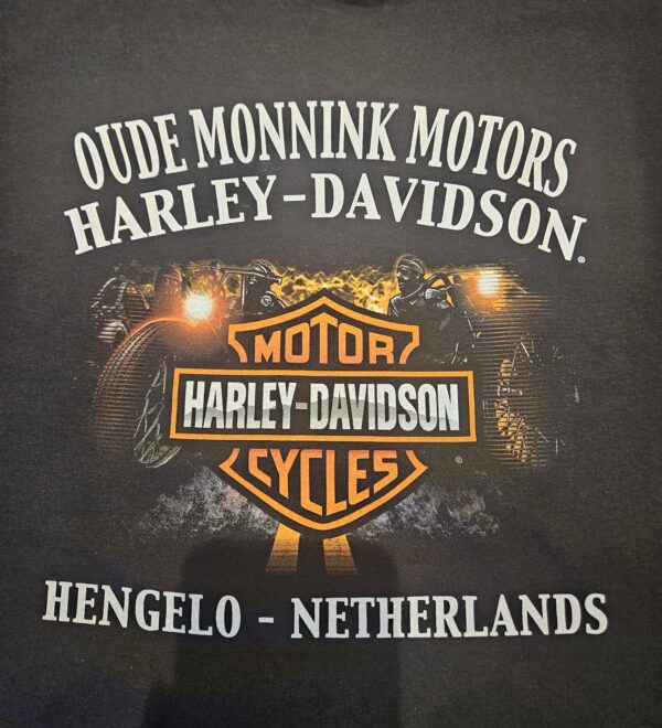 HARLEY-DAVIDSON® B&S ORANGE ON BLACK BACKPRINT T-SHIRT 40291550B - Afbeelding 2