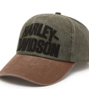 HARLEY-DAVIDSON®GREEN/DARK BROWN CAP 97716-25VM