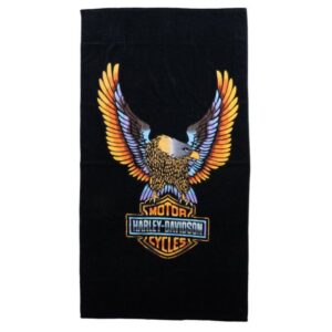 HARLEY-DAVIDSON® VIVID B&S EAGLE STRAND HANDDOEK