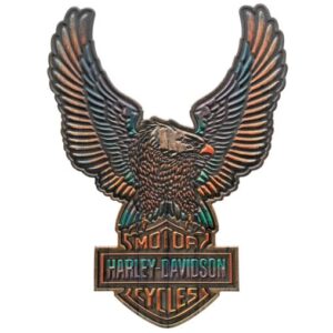 HARLEY-DAVIDSON® VIVID B&S EAGLE OUTDOOR WALL DECOR HDX-99333