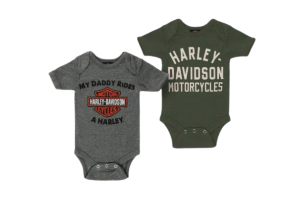 HARLEY-DAVIDSON® MY DADDY RIDES A HARLEY SET GROEN/ GRIJS 3059437