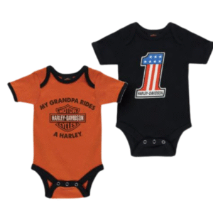 HARLEY-DAVIDSON® MY GRANDPA RIDES A HARLEY SET ZWART/ ORANJE 3059435