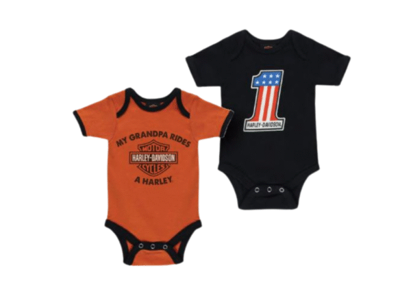 HARLEY-DAVIDSON® MY GRANDPA RIDES A HARLEY SET ZWART/ ORANJE 3059435