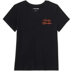 HARLEY-DAVIDSON®T-Shirt Essential Bling V-Neck black 96767-25VW