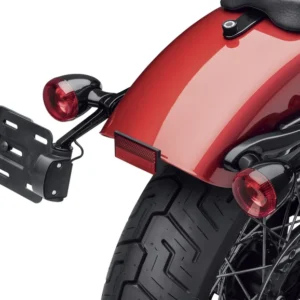 Achter richtingaanwijzer/kentekenplaathouder verplaatsingsset - Zwart 67800830B