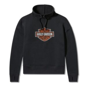 HARLEY-DAVIDSON® ESSENTIAL BAR & SHIELD FUNNEL NECK PULLOVER 96753-25VW
