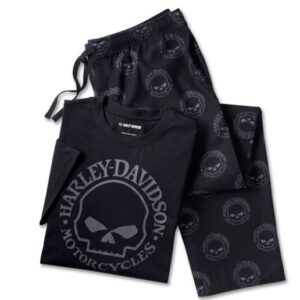 HARLEY-DAVIDSON®WILLIE G SKULL SHORT SLEEVE PYJAMA SET 96793-25VM