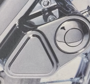 Harley genuine brake caliper cover, front right 43973-98