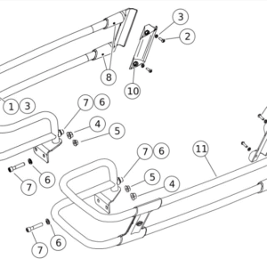 KIT-GUARD RAIL ASY,RH-S'BAG 90201114