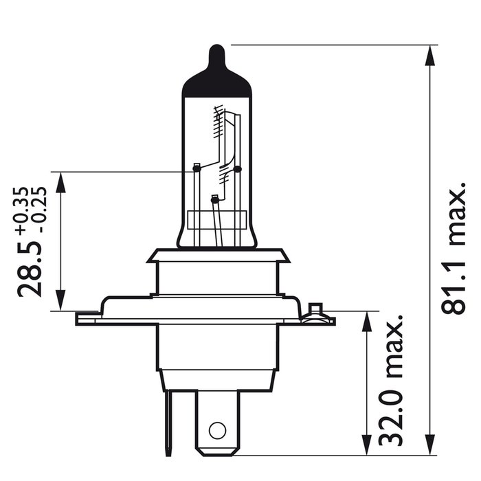 Philips CityVision Moto headlamp bulb H4 516216 - Afbeelding 2