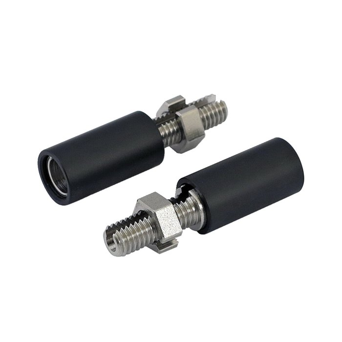 Turn signal extensions, 27mm. M8 threaded. Black 943852