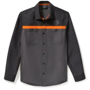 HARLEY-DAVIDSON® H-D TECH VENTED LANGE MOUWEN SHIRT 96802-25VM