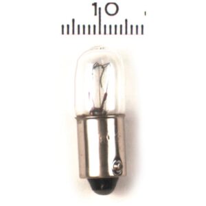 Light bulb indicator 12v3cp. Clear glass 990280