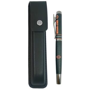 H-D Open B&S Stripes Pen and Case - HDL-20130