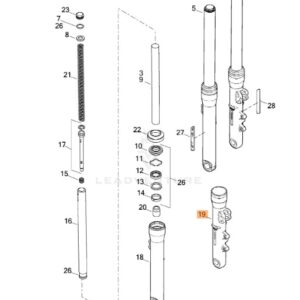 SLIDER,LEFT/FORT FORK 46619-06B