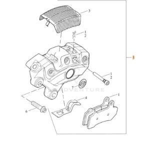 CALIPER,BRACKET,ASY,LH/FRT,BLACK 43027-08