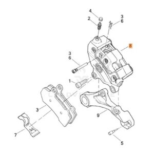 Brake Caliper Assembly Rear 44080-08C