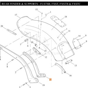 SUPPORT,RH/FNDR,SMTH/WIDE 47813-08BHP