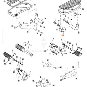 MOUNTING BRACKET REAR 50518-83