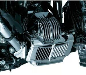 Kuryakyn, oil cooler cover. Chrome 542635