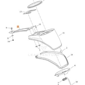 Sport Glide Decrotive Tank Strip Trim 61400484